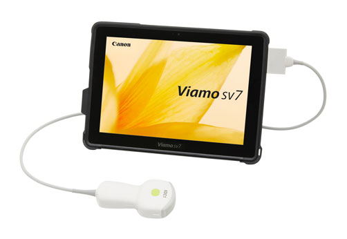 キヤノンメディカルシステムズ／タブレット端末型高画質超音波診断装置「Viamo sv7」を発売