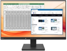 EIZO／FlexScan EVシリーズ最小の消費電力と筐体サイズの21.5型ワイドモニターを発売 (2023.10.20)